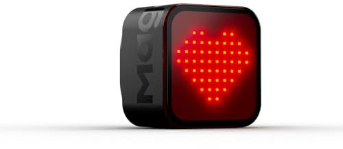 Magene L308 Intelligent Expression Fanale posteriore Display dinamico Emoji personalizzabili con l'APP Onelapfit Sicurezza ciclismo 96 luci LED COB Impermeabili (cavo di ricarica non incluso) Sella