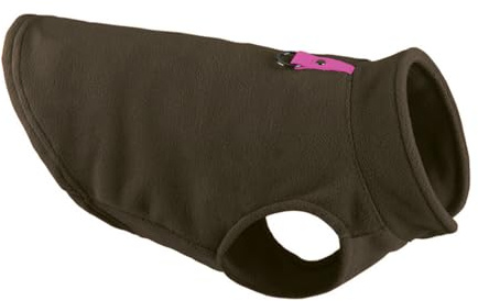 Abrigo de Invierno para Perros - Chaleco térmico para Perros Ropa de otoño/Invierno para Mascotas Abrigo de Lana de Peso Medio para Perros medianos (marrón café)
