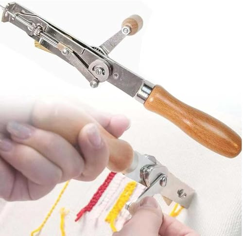 Pistolet à touffeter manuel pour tapis et tapisseries murales, améliore l'efficacité avec des résultats rapides, facile à utiliser pour les projets débutants