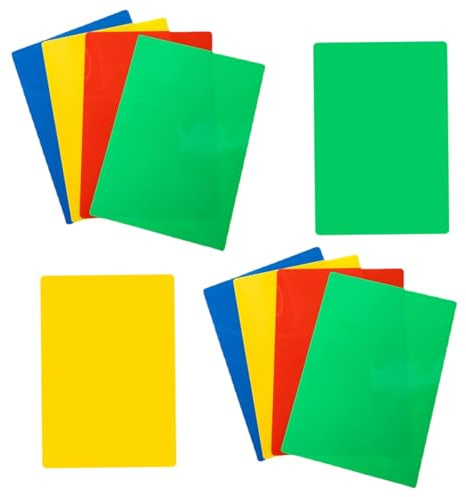 BESTonZON Lavagne per Scrivere A4 in Plastica Pp 21x30 Cm Set da 10 Pezzi, Blocchi per Scrivere Studenti e Ufficio Superficie Liscia, Base Leggera per Esami e Uso Scolastico Colore Casuale