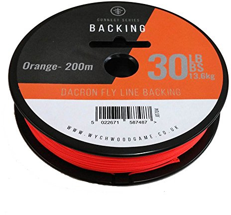 Wychwood - Game Dacron Flyline Backing 30LB Orange 200m 30 lb