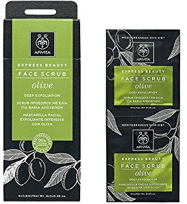 Apivita Exfoliante facial con oliva, exfoliación profunda