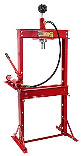 Wiltec Presse professionnelle hydraulique Atelier Cadre Force de pressage de 12 Tonnes Manomètre