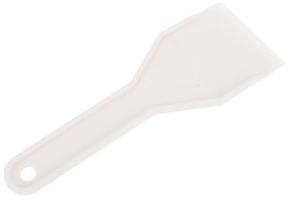 Beaupretty Handheld Plastic Ice Scraper for Freezer with Hanging Hole 5.90 Inch Defroster Shovel Safe Rounded Design for Refrigerator and Kitchen Use