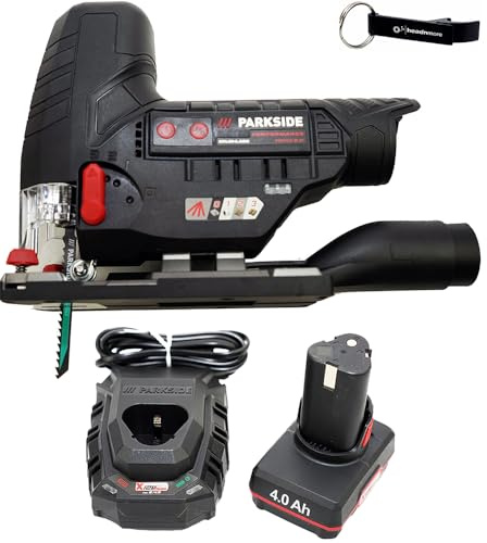 HEADNMORE Bundle - PARKSIDE PERFORMANCE® 12V Akku Stichsäge PPSTKA 12 + HEADNMORE® Schlüsselanhänger (1x4Ah Akku)
