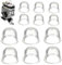 COMVASTARS 12 Stück Primer Pumpe für STIHL FS130 FS85 FS80 FS56 FS55 FS46 FS45 F40 FS38, Primer Birne Vergaser Ersatzteile Pumpe Bulb Zubehör für Motorsense Freischneider Fadenschneider.(19mm & 22mm)