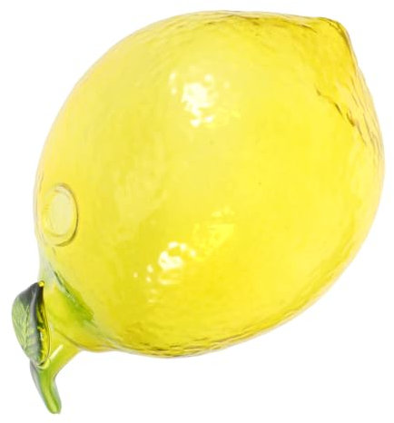 MUCKLILY Shaped Glass Vase Unique Decorative Flower Vase for Home Decor Creative Fruit Design Miniature Ornament Effortless Cleaning Light Reflecting Aesthetic for Table Centerpieces