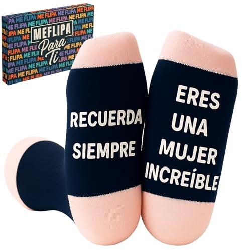 Regalos Originales para Mujer Calcetines Divertidos Graciosos Regalo Original Detalles Regalar Cumpleaños Dia Madre Primeriza Amigo Invisible Personalizados Mama Abuela Amiga Novia Compañera Trabajo