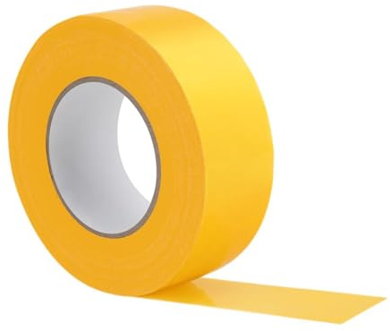 Zanthicia Premium Pickleball Court Tape 66ft Waterproof Court Marking Tape Durable Nonslip Lightweight Tailored For Sports Fields Marking 5cm Wide Nonslip Indoor Sport, Yellow, 2000x5cm