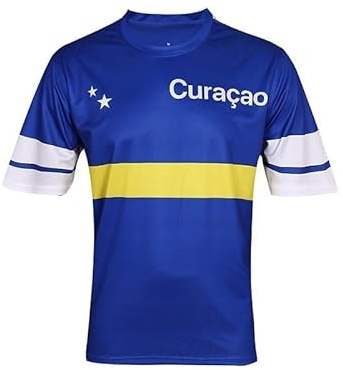 2026 12 lag National retrofotbollströja Sydnordamerika Fan Sports Wear Fotbollströja(Curacao,M)