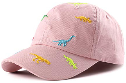 XIAOHAWANG Klassisk baby basebollkeps dinosaurie pojkar flickor solhatt bomull vår sommar barn visir hattar 2-6 år