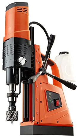 ZAC Magnetische Bohrmaschine 2500 W 80/125/175/300 U / min Einstellbare tragbare elektrische magnetische Bohrmaschine 20000 N mit 120 mm Ringbohrdurchmesser 10,2 cm Schnitttiefe