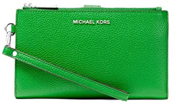 MICHAEL KORS Women Jet Set DBLZP Wristlet Bag, Palme
