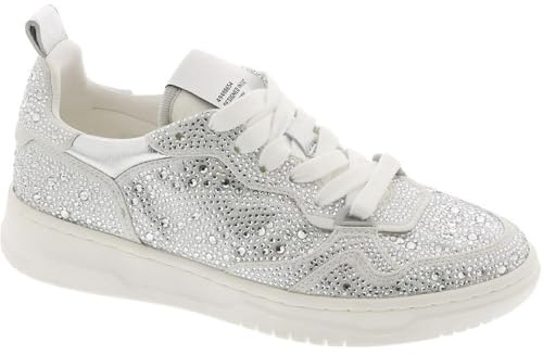 Steve Madden Women's Everlie Sneaker, Rhinestone, 7.5