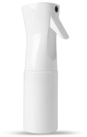 TANSHINE Vaporisateur Cheveux Boucle Pulverisateur Cheveux Vaporisateurs Rechargeable d Eau Brumisateur pour Plante Interieur,Coiffeur,Spray Alcool,Blanc,200ml