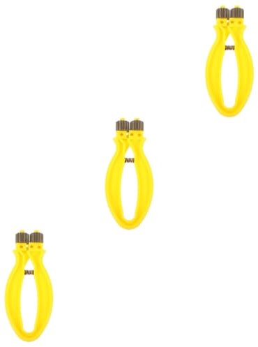 Sosoport 3St Nestrahmenspanner Imkerei Werkzeug Rahmendrahtspanner Spanner für die Imkerei Imkerei-Retraktoren Drahtcrimper für Bienenstockrahmen Drahtseilspanner Draht fest Metall Yellow