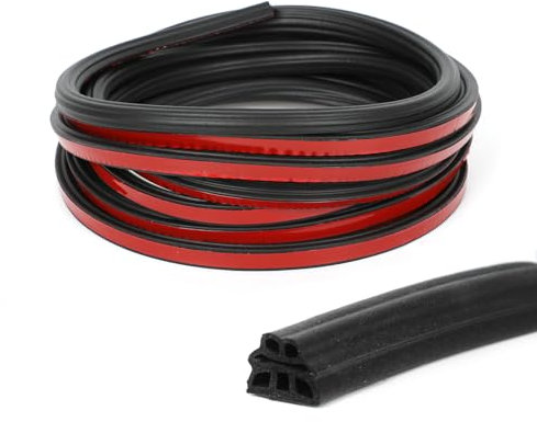 Joint de Porte D-Profil pour 10 mm x 10 mm, Joint Silicone de butée de porte d'entrée d'intérieur