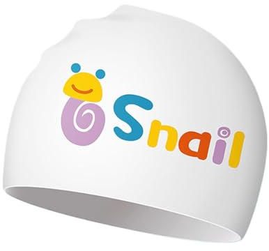 usefulbeauty Cuffia da nuoto per bambini | Cuffia da bagno in silicone impermeabile, morbida, antiscivolo, elastica, accessorio per piscina, ragazzi e ragazze, allenamento competitivo