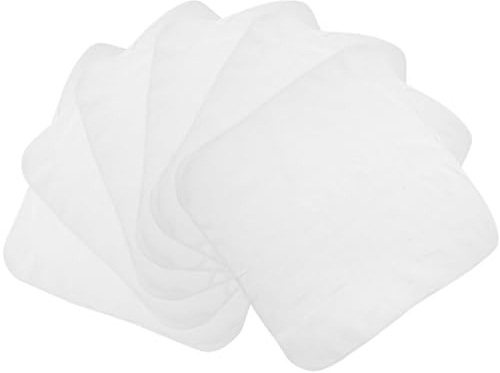 ROMISBABA 6 piezas Paños de Algodón para Queso y Cocina Unidades Muselina Blanca sin Blanquear Reutilizables para Filtrar Yogur Aceite y Líquidos de Gasa Fina para Colador de Alimentos