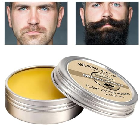 JINGLING Ammorbidente per la barba da uomo, 60 g, per la cura e la morbidezza, per la cura della barba non grassa, con plastificante per doccia, salone e viaggi