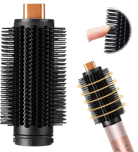 Spazzola volumetrica rotonda per Dyson Airwrap, viene utilizzato per lisciare i capelli secchi e ricci, per creare uno stile voluminoso e ridurre l'effetto crespo, compatibile con HS01/HS05/HS08, rame