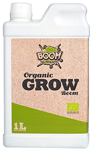 Boom Nutrients | Engrais organique pour croissance/Engrais naturelle/Engrais pour plantes | Organic Grow (1 L)