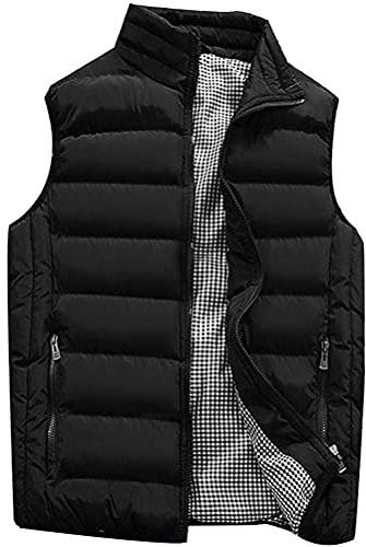 Onsoyours Gilet Travail Homme Multi-Poches Respirant sans Manches Veste Classique Multifonction Gilet De Plein Air B Noir S
