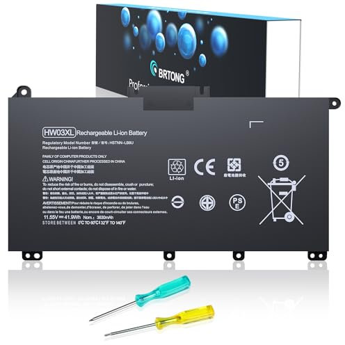 L97300-005 L96887-421 HW03XL Laptop Battery Compatible with HP Pavilion 17-CN 17-CP 15-EH 15-EG 15-eg0000 15-eh0000 17-cn0000 17-cp0000 L96887-1D1 HSTNN-OB2A HSTNN-LB8U HSTNN-IB90