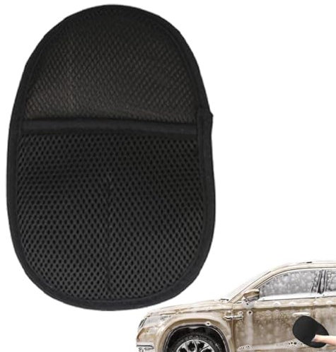 itrimaka Mikrofaser-Handschuh für Autos, Autowaschhandschuhe, doppelseitig, weicher Mikrofaser-Handschuh, Wasseraufnahme, dicker Auto-Waschhandschuh, Waschhandschuhe für Auto, Haushaltsgeräte