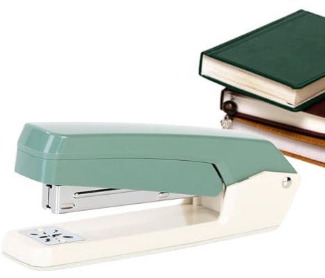 Robuster Heftgerät – Langarm-Hefter – Anti-Jam 50 Blatt Kapazität Bindezubehör für Schule, Klassenzimmer, Bau, Handwerk, Verpackung