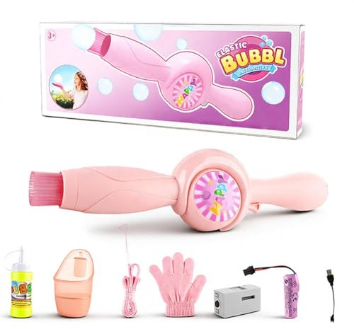Colorful Smoke Wand – Bubble Toy with Fog Effect, Automatic Blower Portable ble Outdoor, Soap Bub Cool
