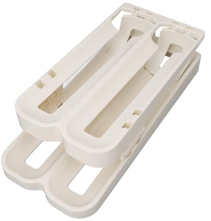 RiToEasysports Refrigerator Eggs Dispenser, HIPS Material, Automatic Rolling Double Layer Holder with 26-28 Egg Capacity for Kitchen and Fridge Organization