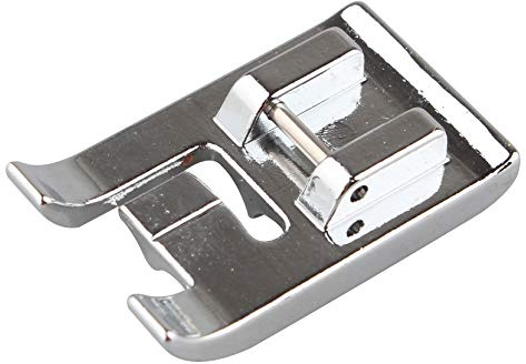 Jopto New Universal Metal Heavy Duty Double Welting Piping Sewing Machine Cording Presser Foot Compatible for All Low Shank Snap-On Domestic Sewing Machine Singer Brother Janome Toyota Austin and more