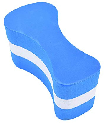 Gaetooely Foam Pull Buoy Eva Kick Legs Board Kids Adults Pool Swimming Training-Blue+White