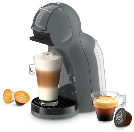 De'Longhi Nescafé Dolce Gusto Mini Me 2 - Coffee Capsule Machine with Compact Design, Automatic Shutdown, Hot and Cold Beverages, Compact Coffee Maker, 15 Bar Pressure, Anthracite (EDG335.A)