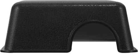 Cabilock Escondite para Reptiles en Plástico Seguro y Práctico para Terrario de Pequeños Lagartos y Geckos Diseño en Forma de Cueva Negro