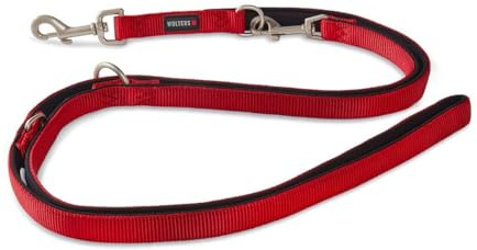 Wolters Führleine Professional Comfort, Farbe:rot/schwarz, Größe:L 300 cm x 20 mm (extra lang)