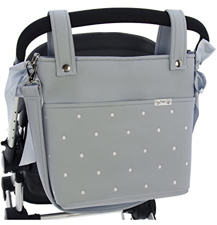 Rosy Fuentes Talega para silla de Paseo - Bolso para Silla de Paseo - Limpieza Sencilla 0-azul empolvado