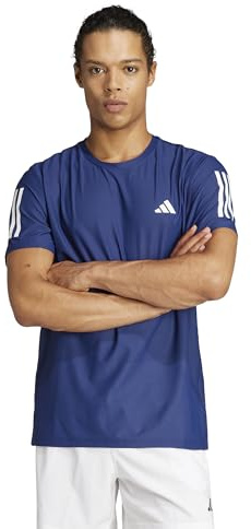 adidas Herren Own The Run Tee, Dark Blue, M