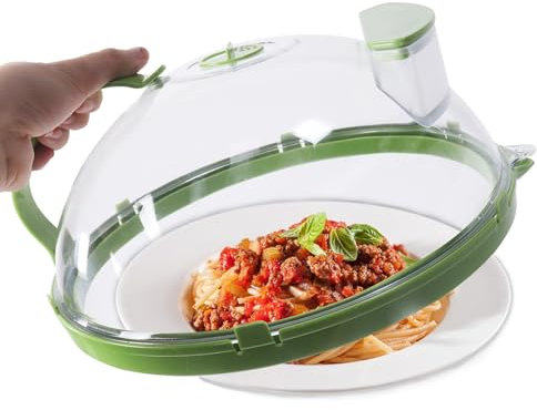 Gzsekken microwave lid,with Water Storage Box Transparent Microwave Plate Cover Lid,for microwave lid cover for food