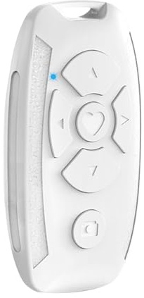 Otturatore Fotocamera Remoto Del Dente Blu - Pulsante Selfie con Otturatore Della Fotocamera Senza Fili, Giratore Di Pagina Del Telefono Senza Fili USB | Telecomando Video In per Applicazioni