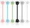 EIHI 6 Pezzi Fascette Magnetiche Clip Cavi in ​​Silicone, Magnetic cable clips, Organizer cavi, Scatola porta cavi, Organizzatore cavi, Scatola cavi organizer