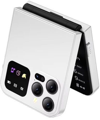 Suoumwa Teléfono Plegable A50 Pro con Doble Tarjeta SIM, gsm, Grabación Automática de Llamadas, Pantalla de 2,4 Pulgadas, Teléfono Móvil Plegable Tipo C, Color