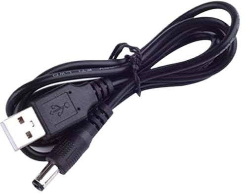 Adaptador USB a 9V: convertidor de cable de alimentación de paso USB, cargador portátil de 9 voltios DC | Cable portátil de CC DC Connect, Cable del convertidor de refuerzo, cable de suministro de