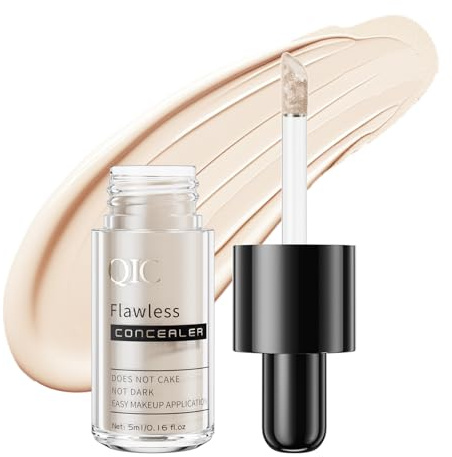 Full Coverage Concealer – Langanhaltender, wasserfester Flüssig-Concealer gegen Augenringe, Akne & Tattoos, Natürliches mattes Finish, Leichtes Make-up in mehreren Farbtönen