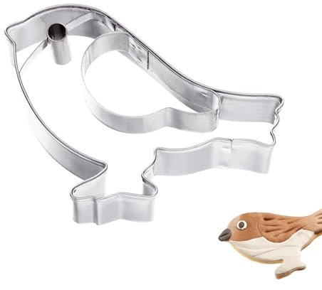 Westmark Ausstechform Spatz – Edelstahl Plätzchenausstecher – Präziser Ausstecher für Kekse, Teig & mehr – Ausstechformen Ostern & Weihnachten, 8 cm