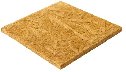 FORTUNATO Pannello OSB Spessore 9 mm Fibra Legno Truciolato Rivestimenti Costruzioni Multistrato Pressato 125 x 125 cm