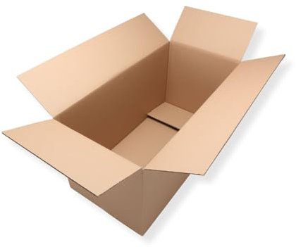 2 St. Faltkarton 1000x500x500 2-wellig braun 2.40 BC-Welle Versandverpackung 100x50x50 Umzugs Bücherkartons