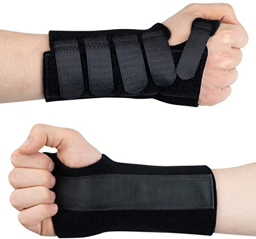 Actesso Fortgeschritten+ Handgelenkschiene - Schmerzlinderung zur Karpaltunnel, Verstauchungen und Sehnenscheidenentzündung (S, Links)