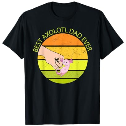 Axolotl tank-aquarium aquaristic Axolotl-Dad Axolotl T-Shirt
